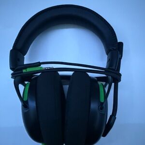 Black and Green Gaming Headset